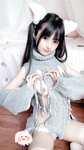 [Cosplay] Ningning Sakurai 桜井宁宁 - White Cat 白い猫ちゃん