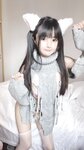 [Cosplay] Ningning Sakurai 桜井宁宁 - White Cat 白い猫ちゃん