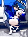 [Cosplay] 屿鱼 - 碧蓝航线 爱宕赛车服