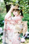 [Cosplay] Hana 花柒 - Hydrangea Kimono 绣球花和服