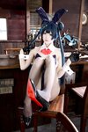 [Cosplay] 九柒喵 - 蔚蓝档案 龙华妃咲 兔女郎