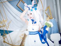 [Cosplay] Hana 花柒 - Laffey Bride 拉菲花嫁