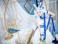 [Cosplay] Hana 花柒 - Laffey Bride 拉菲花嫁