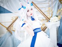 [Cosplay] Hana 花柒 - Laffey Bride 拉菲花嫁