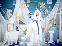[Cosplay] Hana 花柒 - Laffey Bride 拉菲花嫁