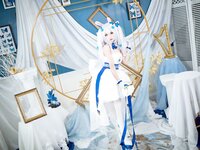 [Cosplay] Hana 花柒 - Laffey Bride 拉菲花嫁