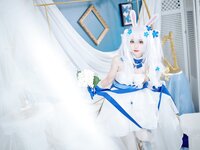 [Cosplay] Hana 花柒 - Laffey Bride 拉菲花嫁