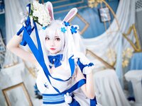 [Cosplay] Hana 花柒 - Laffey Bride 拉菲花嫁