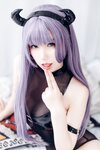 [Cosplay] Yuko Imoen 芋圆侑子 - Purple-haired Succubus 紫发魅魔
