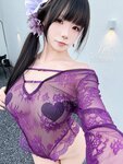 [Cosplay] 咬一口兔娘 - 紫色韵味