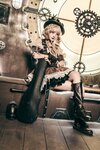 [Cosplay] Rabbit Zzz 兔子Zzz不吃胡萝卜 - Steam Girl 蒸汽少女