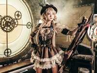 [Cosplay] Rabbit Zzz 兔子Zzz不吃胡萝卜 - Steam Girl 蒸汽少女