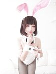[Cosplay] Zhenzhu 十万珍吱伏特 - Megumi Kato Bunny Girl 加藤惠 兔女郎写真