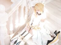 [Cosplay] G44不会受伤 - 尼禄花嫁