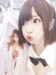 [Cosplay] Zhenzhu 十万珍吱伏特 - Megumi Kato Bunny Girl Photoshoot 2 加藤惠 兔女郎场照2