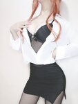 [Cosplay] Yuko Imoen 芋圆侑子 - Black Silk Female Teacher 黑丝女教师