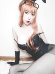 [Cosplay] Yuko Imoen 芋圆侑子 - Black Silk Female Teacher 黑丝女教师