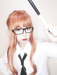 [Cosplay] Yuko Imoen 芋圆侑子 - Black Silk Female Teacher 黑丝女教师