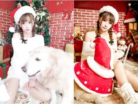[Cosplay] Lin Zi Lin 凛子酱 - Christmas 圣诞节