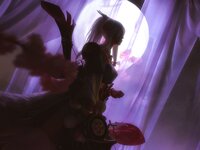 [Cosplay] Kita Kitano 北之北 - Onmyoji Shirou 狼 阴阳师-白狼
