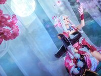 [Cosplay] Kita Kitano 北之北 - Onmyoji Shirou 狼 阴阳师-白狼