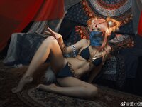[Cosplay] KiKi 蓝小沂 - Tamamo no Mae 玉藻前cos