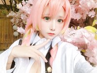 [Cosplay] Lin Zi Lin 凛子酱 - Mitsuri Kanroji 甘露寺蜜璃
