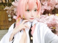 [Cosplay] Lin Zi Lin 凛子酱 - Mitsuri Kanroji 甘露寺蜜璃
