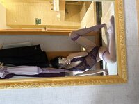 [Cosplay] 无欲无求的推土君 - 吊带紫色渔网丝袜