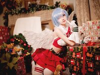 [Cosplay] Hana 花柒 - Christmas Rem Photoshoot 圣诞蕾姆cos正片