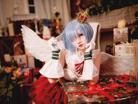[Cosplay] Hana 花柒 - Christmas Rem Photoshoot 圣诞蕾姆cos正片