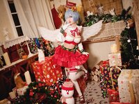 [Cosplay] Hana 花柒 - Christmas Rem Photoshoot 圣诞蕾姆cos正片