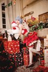 [Cosplay] Hana 花柒 - Christmas Rem Photoshoot 圣诞蕾姆cos正片
