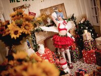 [Cosplay] Hana 花柒 - Christmas Rem Photoshoot 圣诞蕾姆cos正片