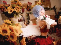 [Cosplay] Hana 花柒 - Christmas Rem Photoshoot 圣诞蕾姆cos正片