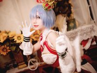 [Cosplay] Hana 花柒 - Christmas Rem Photoshoot 圣诞蕾姆cos正片