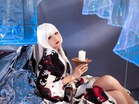 [Cosplay] Rabbit Zzz 兔子Zzz不吃胡萝卜 - White-haired Princess 白发姬
