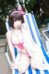 [Cosplay] Zhenzhu 十万珍吱伏特 - Megumi Kato Swimsuit 加藤惠 泳装