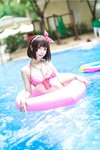 [Cosplay] Zhenzhu 十万珍吱伏特 - Megumi Kato Swimsuit 加藤惠 泳装