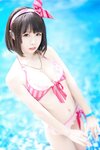 [Cosplay] Zhenzhu 十万珍吱伏特 - Megumi Kato Swimsuit 加藤惠 泳装