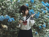 [Cosplay] Lin Zi Lin 凛子酱 - Hydrangea 紫阳花