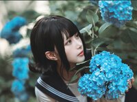 [Cosplay] Lin Zi Lin 凛子酱 - Hydrangea 紫阳花