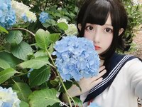 [Cosplay] Lin Zi Lin 凛子酱 - Hydrangea 紫阳花