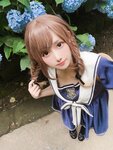 [Cosplay] Lin Zi Lin 凛子酱 - Hydrangea 紫阳花