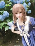 [Cosplay] Lin Zi Lin 凛子酱 - Hydrangea 紫阳花