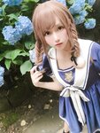 [Cosplay] Lin Zi Lin 凛子酱 - Hydrangea 紫阳花