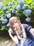 [Cosplay] Lin Zi Lin 凛子酱 - Hydrangea 紫阳花
