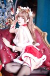 [Cosplay] 香草喵露露 - 圣诞红白场景
