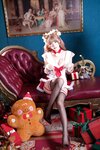 [Cosplay] 香草喵露露 - 圣诞红白场景