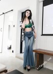 [XR Uncensored] 袁圆 - R18 秀人网模特 牛仔裤里的灰丝